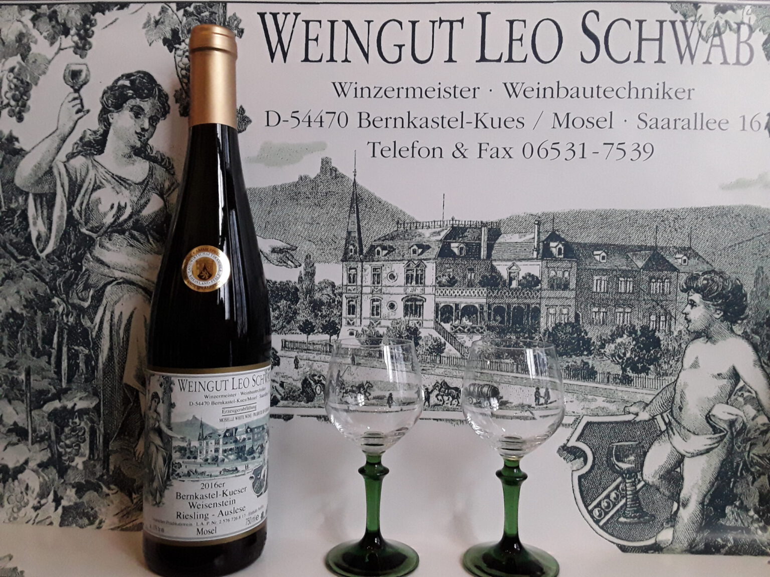 Er Bernkastel Kueser Weisenstein Riesling Auslese Weinhaus Leo Schwab